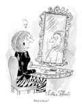 "Work with me!" - New Yorker Cartoon Premium Giclee Print by Victoria Roberts