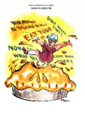 Mom 'n' Apple Pie - New Yorker Cartoon Premium Giclee Print by Lee Lorenz