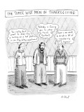 The Three Wise Men of Thanksgiving - New Yorker Cartoon Premium Giclee Print by Roz Chast