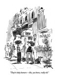 "They're baby boomers—like, you know, really old." - New Yorker Cartoon Premium Giclee Print by Robert Weber