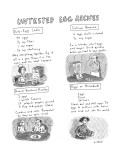 Untested Egg Recipes - New Yorker Cartoon Premium Giclee Print by Roz Chast
