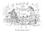 "You don't whisper anymore." - New Yorker Cartoon Premium Giclee Print by Danny Shanahan