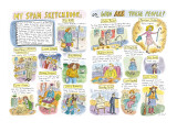 My Spam Sketchbook, or, Who are These People? - New Yorker Cartoon Premium Giclee Print by Roz Chast