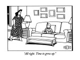 "All right. Time to grow up." - New Yorker Cartoon Premium Giclee Print by Bruce Eric Kaplan