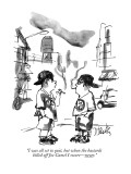 "I was all set to quit, but when the bastards killed off Joe Camel I swore…" - New Yorker Cartoon Premium Giclee Print by Donald Reilly