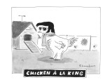 Chicken A La King: - New Yorker Cartoon Premium Giclee Print by Danny Shanahan