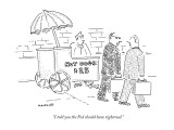 "I told you the Fed should have tightened." - New Yorker Cartoon Premium Giclee Print by Robert Mankoff