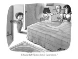 "I dreamed the Yankees lost in Game Seven." - New Yorker Cartoon Premium Giclee Print by Harry Bliss
