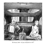 "Be honest, babe—do you still find me rich?" - New Yorker Cartoon Premium Giclee Print by Matthew Diffee