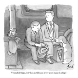 "I installed Skype, so it'll be just like you never went away to college." - New Yorker Cartoon Premium Giclee Print by Tom Toro