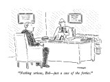 "Nothing serious, Bob—just a case of the forties." - New Yorker Cartoon Premium Giclee Print by Robert Mankoff