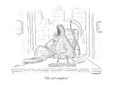 "Oh, can't complain." - New Yorker Cartoon Premium Giclee Print by Robert Mankoff