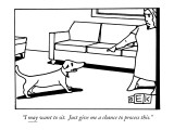 "I may want to sit. Just give me a chance to process this." - New Yorker Cartoon Premium Giclee Print by Bruce Eric Kaplan
