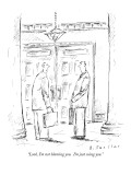 "Look, I'm not blaming you.  I'm just suing you." - New Yorker Cartoon Premium Giclee Print by Barbara Smaller