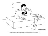 "Somebody in Boise needs my help. Run a credit check." - New Yorker Cartoon Premium Giclee Print by Charles Barsotti