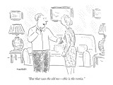 "But that was the old me—this is the remix." - New Yorker Cartoon Premium Giclee Print by Robert Mankoff