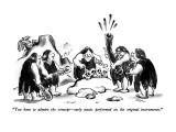 "You have to admire the concept—early music performed on the original inst… Premium Giclee Print by Lee Lorenz