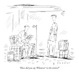 "How did you say 'Whatever' in the sixties?" - New Yorker Cartoon Premium Giclee Print by Barbara Smaller