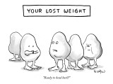 "Ready to head back?" - New Yorker Cartoon Premium Giclee Print by Robert Leighton