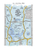 "My Central Park" - New Yorker Cartoon Premium Giclee Print by Michael Crawford