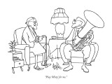 "Play 'Misty' for me." - New Yorker Cartoon Premium Giclee Print by George Price