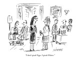 "I don't speak Yoga. I speak Pilates." - New Yorker Cartoon Premium Giclee Print by David Sipress