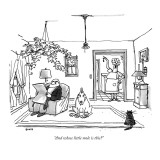 "And whose little mole is this?" - New Yorker Cartoon Premium Giclee Print by George Booth