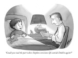 "Could you read the part where Stephen envisions life outside Dublin again…" - New Yorker Cartoon Premium Giclee Print by Harry Bliss