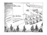 Limerick Airport - New Yorker Cartoon Premium Giclee Print by John O'brien