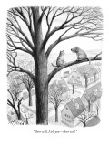 "Sheer will, I tell you—sheer will." - New Yorker Cartoon Premium Giclee Print by Harry Bliss