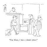 "Your Honor, I have a rebuttal witness." - New Yorker Cartoon Premium Giclee Print by Arnie Levin