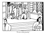 "It was a little preachy." - New Yorker Cartoon Premium Giclee Print by Bruce Eric Kaplan