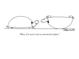 "Wow, I've never met an astronomer before." - New Yorker Cartoon Premium Giclee Print by Charles Barsotti