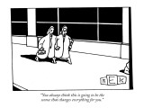 "You always think this is going to be the sconce that changes everything f…" - New Yorker Cartoon Premium Giclee Print by Bruce Eric Kaplan