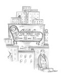 New York Therapy Clock - New Yorker Cartoon Premium Giclee Print by Victoria Roberts