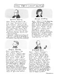 The F.B.I.'s Least Wanted. - New Yorker Cartoon Premium Giclee Print by Danny Shanahan