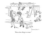 "Recess does things to a man." - New Yorker Cartoon Premium Giclee Print by Danny Shanahan