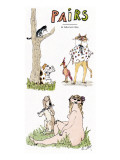 Pairs' - New Yorker Cartoon Premium Giclee Print by William Steig