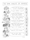 THE NINE CIRCLES OF HEAVEN - New Yorker Cartoon Premium Giclee Print by Roz Chast