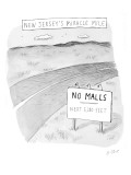 New Jersey's Miracle Mile - New Yorker Cartoon Premium Giclee Print by Roz Chast