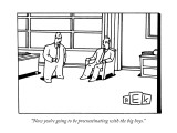 "Now you're going to be procrastinating with the big boys." - New Yorker Cartoon Premium Giclee Print by Bruce Eric Kaplan