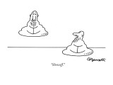 "Showoff." - New Yorker Cartoon Premium Giclee Print by Charles Barsotti