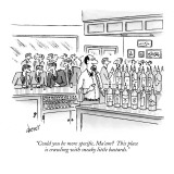 "Could you be more specific, Ma'am?  This place is crawling with sneaky li…" - New Yorker Cartoon Premium Giclee Print by Tom Cheney