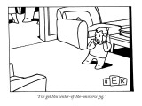 "I've got this center-of-the-universe gig." - New Yorker Cartoon Premium Giclee Print by Bruce Eric Kaplan