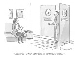 "Good news—a four-letter word for 'earthen pot' is 'olla.'" - New Yorker Cartoon Premium Giclee Print by Danny Shanahan