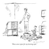 "Have some respect for my learning style." - New Yorker Cartoon Premium Giclee Print by Barbara Smaller