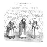 An Advance Visit From The Three Wise Men - New Yorker Cartoon Premium Giclee Print by Roz Chast