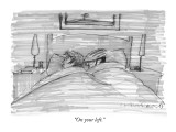 "On your left." - New Yorker Cartoon Premium Giclee Print by Michael Crawford
