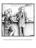 "I've got a trophy wife, but she isn't what you'd call first place." - New Yorker Cartoon Premium Giclee Print by Matthew Diffee