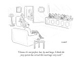 "I know it's not perfect, but, by and large, I think the jury system has s…" - New Yorker Cartoon Premium Giclee Print by Robert Mankoff